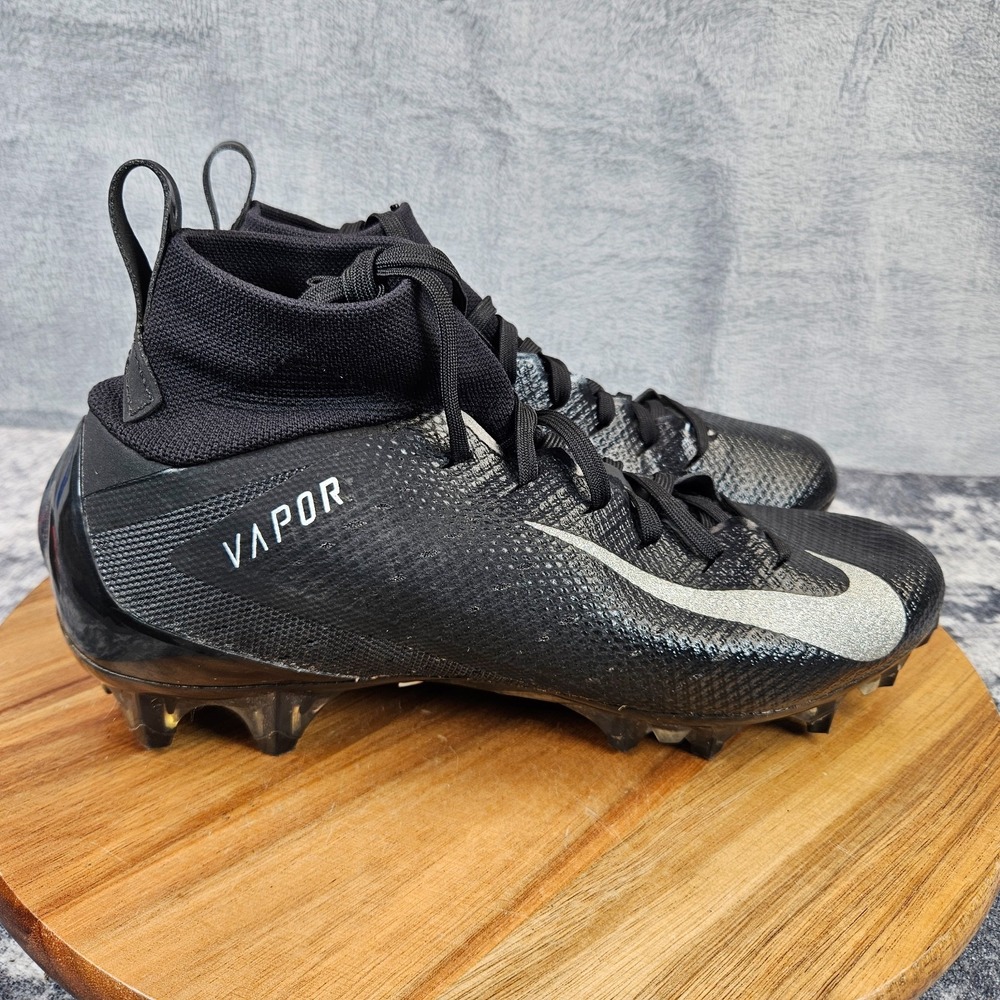 Nike Vapor Untouchable 3 Pro Football Cleats Shoes Mens Size 8 Black 917165-009